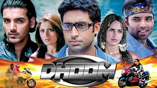 Dhoom Full Movie  Abhishek Bachchan John Abraham Uday Chopra Esha Deol Rimi Sen Facts amp Review [upl. by Eiramlatsyrc488]