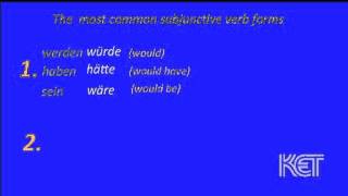 Subjunctive Konjunktiv II Part 3 [upl. by Aihsrop586]