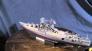 Japanese Battleship Yamato In 1350 Scale [upl. by Burget]