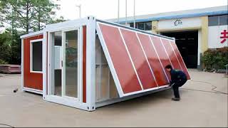 China Expandable container house 10 minutes one house [upl. by Niletak]