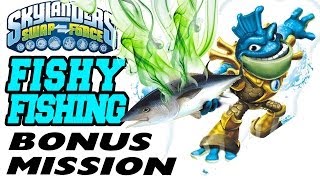 Lets Play Skylanders Swap Force Fishy Fishing Bonus Mission w Rip Tide [upl. by Fulviah]