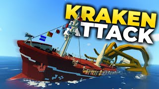 Kraken ATTACK  Stormworks Build and Rescue [upl. by Jammal613]