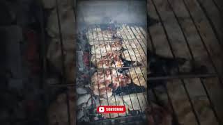 BBQ Calçotada shorts barbeque fire food [upl. by Temme]