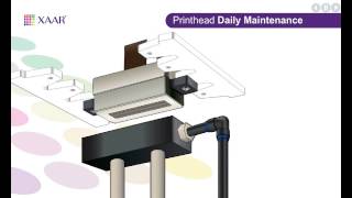 Xaar Daily Printhead Maintenance English [upl. by Yornek]