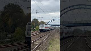 DB Double Decker Intercity comes through Salzbergen in Germany [upl. by Vedis]