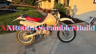 XR600R Scrambler Build Episode 1 [upl. by Canada]