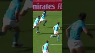 When Uruguay stunned Fiji rugby speed fast tackle rwc2023 shorts [upl. by Bobbee]