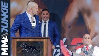 Chuck Liddell vs Tito Ortiz fighter comments from press conference [upl. by Etaner]