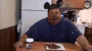 joeysworldtour  nutella challenge [upl. by Panaggio597]