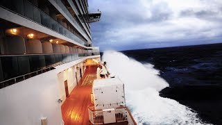 CRUISE SHIP CAUGHT IN A BOMB CYCLONE Norwegian Breakaway [upl. by Nilats]