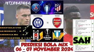 Prediksi Bola Hari ini 0607 November 2024  Prediksi sepak bola [upl. by Friedrich]