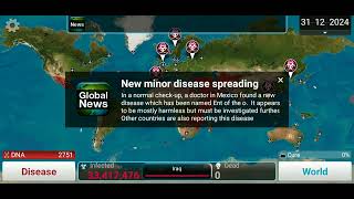 Parasite mega Brutal plague inc [upl. by Aleetha]