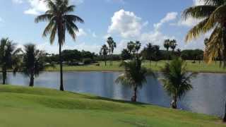 Beautiful Crandon Golf Course Key Biscayne [upl. by Richer403]