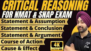 Critical Reasoning Complete Video Lecture for NMAT amp SNAP  All Chapters  4K [upl. by Hebbe365]