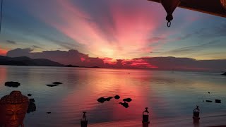 The Sunset bar and restaurant 🔴 Bang Rak beach  Koh Samui  Thailand [upl. by Giff254]