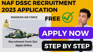 Nigerian Air Force DSSC Recruitment 20222023  How to Apply Step by step [upl. by Loleta]