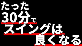 たった30分でスイングは良くなる [upl. by Kameko]