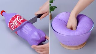 💜 1 hour relaxing video  Amazing Cake Decorating Tutorials  Purple Cake Compilation  Tasty Cake [upl. by Samul]