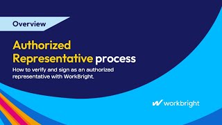 Remote I9  Authorized Representative process using WorkBright [upl. by Tevis]