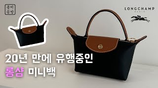 돌아온 유행템 롱샴 르플리아쥬 미니인스타 핫 미니백 만들어 봤습니다롱샴 롱샴르플리아쥬미니 bag 가방 [upl. by Odrarebe79]