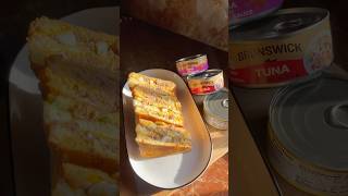 Made this Tuna Sandwich with Brunswick Tuna 😱🔥 food foodblogging shorts [upl. by Ahsiki]