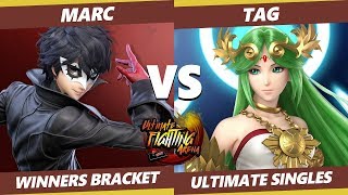 UFA 2019 SSBU  Marc Joker Vs Tag Palutena Smash Ultimate Tournament Winners Qualifier [upl. by Jamilla]