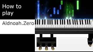 aLIEz  AldnoahZero ED2  Animenz cover piano tutorial  SeeMusic [upl. by Ree]