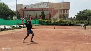 Tanmay Chaudhary vs Chetan Arora dctennisclub [upl. by Llenram511]