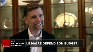 Budget de Québec  le maire Marchand donne des explications [upl. by Serles241]