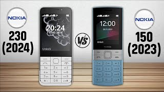 Nokia 230 2024 Vs Nokia 150 2023 Button Mobile [upl. by Alliw]