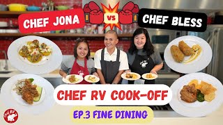 COOKOFF EP 3 FINE DINING  Chef Jona VS Chef Bless  Chef RV [upl. by Gennaro452]