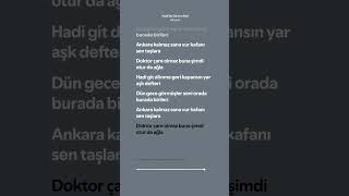 Bahadır  Hadi Git Dönme Geri  Speedup  Lyrics  spotify keşfet tiktok [upl. by Gaudette]