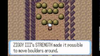 Pokémon RubySapphireEmerald  Seafloor Cavern Strength Puzzle [upl. by Eldin]