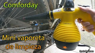 ⭐⭐ Comforday  Limpiador a Vapor Eléctrica con 9 Piezas de Accesorios [upl. by Citarella112]