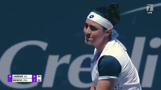 Ons Jabeur vs Belinda Bencic Full Match Highlights  Lookback 2024 [upl. by Eilra480]