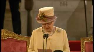 HM The Queen Addresses Houses of Parliament  Diamond Jubilee  March 2012 [upl. by Scholz]