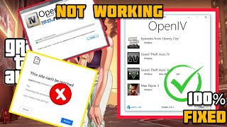 FIX OPEN IV WEBSITE NOT OPENING  How to Install OpenIV  GTA 5 Mods 2023 Hindi [upl. by Oirom756]