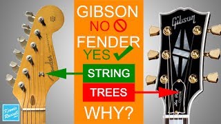 Why Do Fenders Have String Trees and Gibsons Dont [upl. by Hankins]