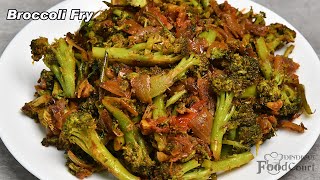 Broccoli Fry Simple Broccoli Recipes Side Dish For Rice Chapati [upl. by Atcliffe86]