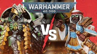 Astra Militarum vs Necrons  Warhammer 40k Battle Report [upl. by Zednanref]