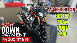 2024 TVs Apache RTR 310 the beast 🔥 better than ktm Duke 🤔  full detail review in Hindi [upl. by Reste565]