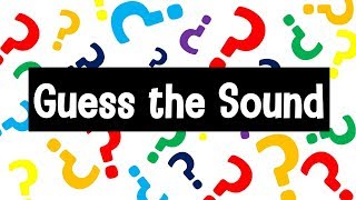 Guess the Sound Game  20 Sounds to Guess [upl. by Bixby413]