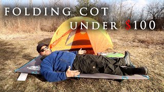 BEST CAMP COT FOR UNDER 100 [upl. by Adnamal15]