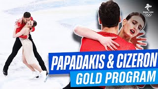 Stunning gold performance by Papadakis amp Cizeron ⛸ [upl. by Merrell271]