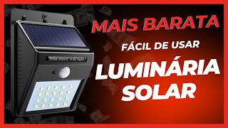 Luminária Solar Fácil de Usar é a mais barata [upl. by Anemaj]