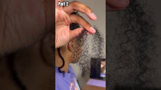 Mini Twist on4C hair Part2 4chair 4chairstyles naturalhair minitwists shorts naturalhairstyles [upl. by Elleinad]