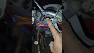 motorcycle clutch lever setting upbike clutch chorty jhatka q marti ha [upl. by Anidan]