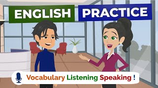 Easy to Learn English Speaking with Shadowing English Conversation Practice [upl. by Amice]