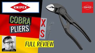 🇩🇪 Knipex Cobra XS Water Pump Pliers  A Super Useful Carry  UNBOXING  87 00 100 Review  EDC [upl. by Nalak789]