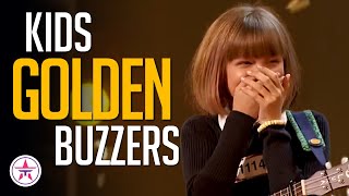 10 AMAZING Kid Golden Buzzers on Got Talent Around the World [upl. by Ociram]